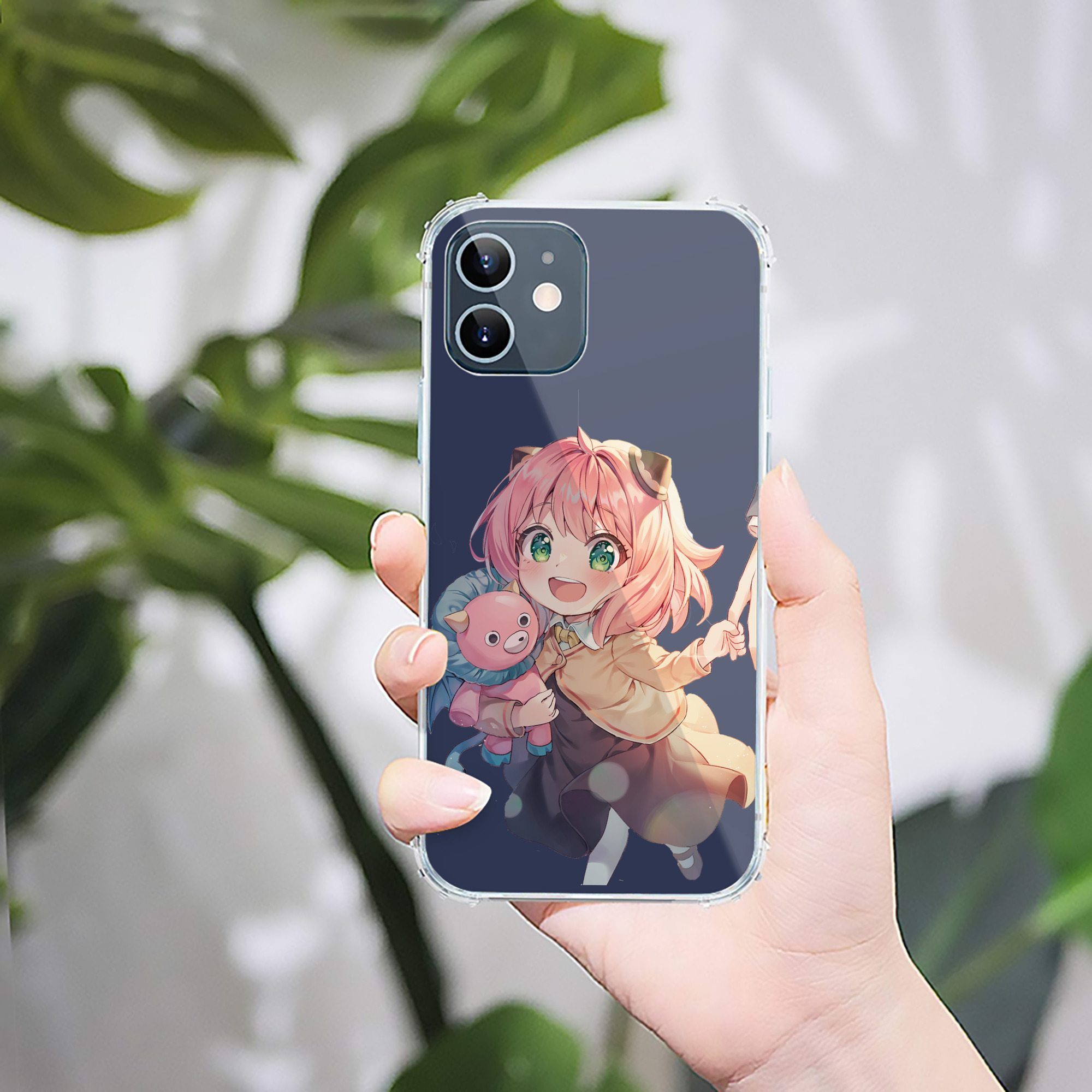 （画像用） SPY×FAMILY间谍家家酒 【iPhone 12シリーズ対応】透明スマホケース（クリアソフトケース）